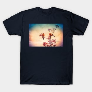 Bullfinch eat rowan T-Shirt